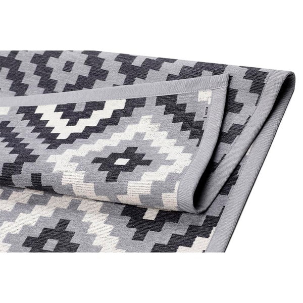 Szary dwustronny dywan Narma Saka, 100x160 cm-image-1