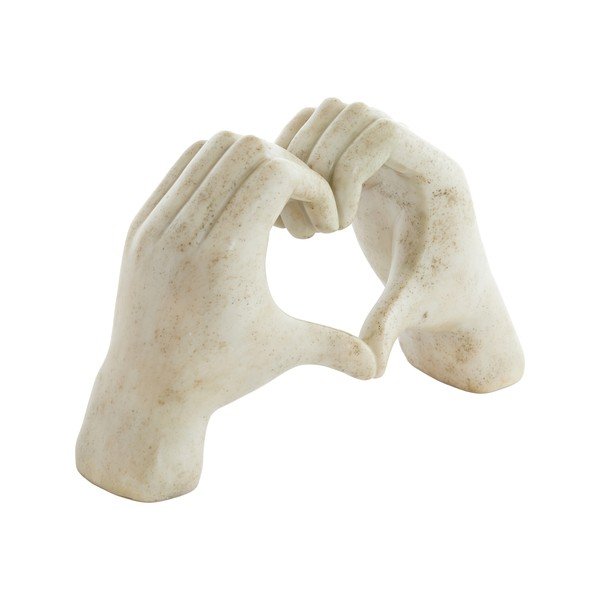 Figurka z żywicy polimerowej (wysokość 15 cm) Hands – Light & Living