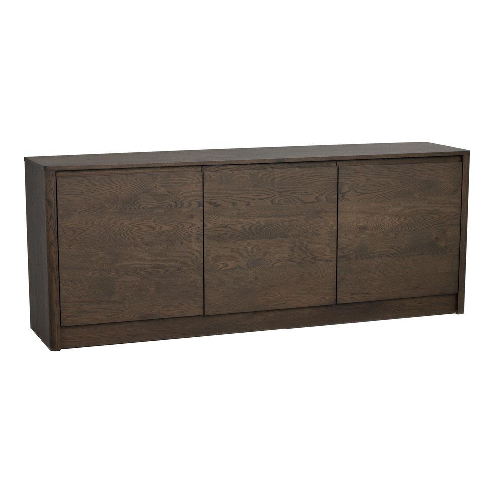 Komoda w dekorze dębu w ciemnym naturalnym kolorze 180x70x40 cm Melstone – Rowico