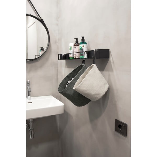 Tekstylny koszyk ø 17x17 cm Soft Storage – Bigso Box of Sweden-image-1