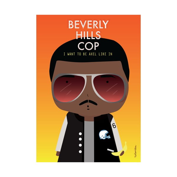 Plakat NiñaSilla Beverly Hills, 21x42 cm