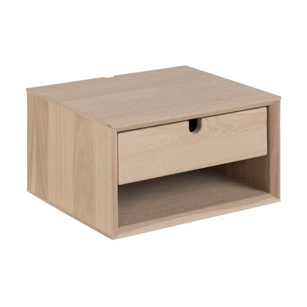 Wisząca szafka nocna z 1 szufladą Actona Century, wys. 21 cm-image-3