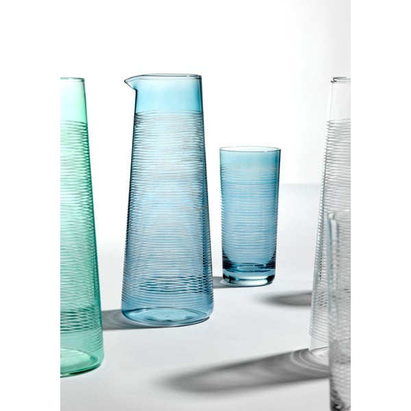 Niebieska szklana karafka 1,2 l Linear – Ladelle-image-1