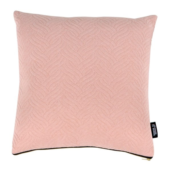 Różowa poduszka House Nordic Ferrel, 45x45 cm