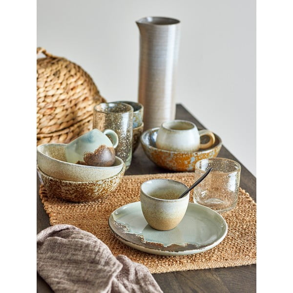 Brązowy/kremowy kubek ceramiczny 280 ml Paula – Bloomingville-image-2