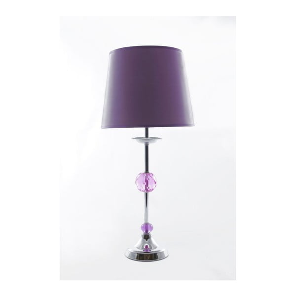 Lampa stołowa Glamour Violet, 49 cm