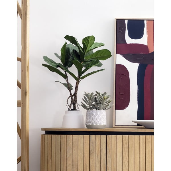 Sztuczny fikus (wysokość 60 cm) Lyrata – Kave Home-image-4