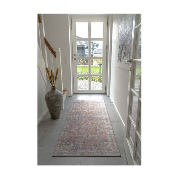 Niebiesko-pomarańczowy chodnik 200x80 cm Havana – House Nordic-image-2