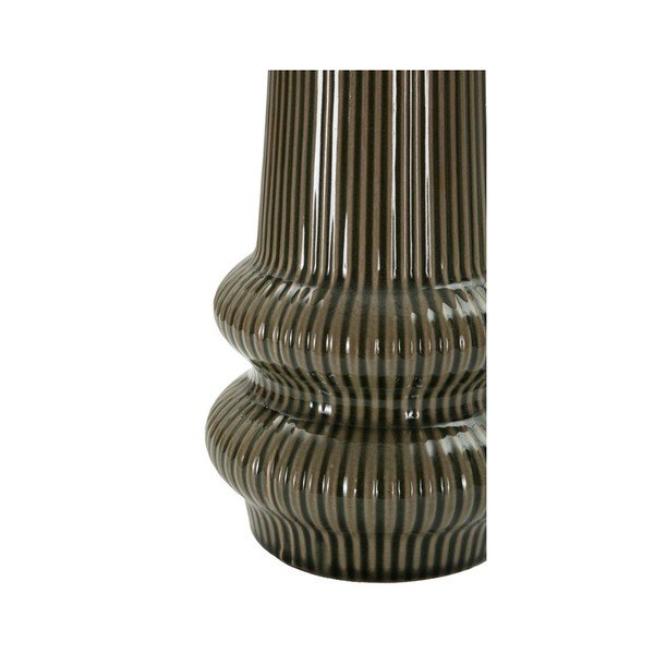 Lampa stołowa ceramiczna w kolorze khaki/kremowa z tekstylnym kloszem (wysokość 41,5 cm) Harmony – Mauro Ferretti-image-2