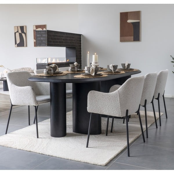 Stół z blatem w dekorze jesionu 100x220 cm Tirano – House Nordic-image-1