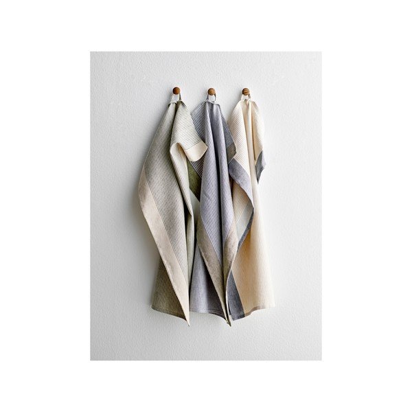 Bawełniano-lniana ścierka 50x70 cm Statement Stripe – Södahl-image-2