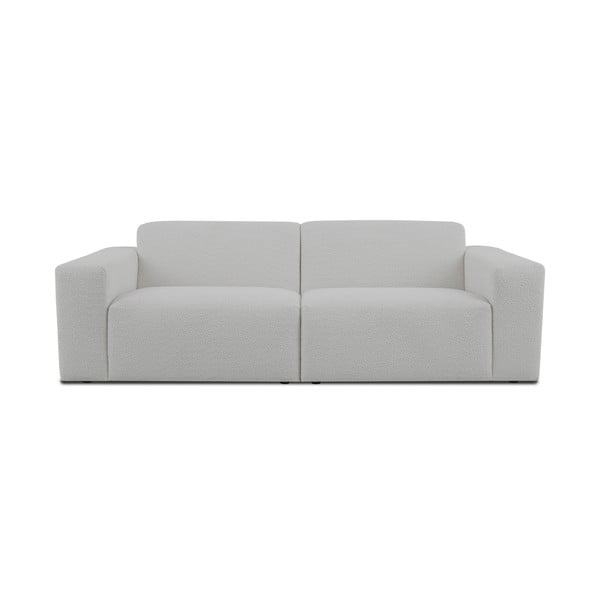 Biała sofa z materiału bouclé 228 cm Roxy – Scandic
