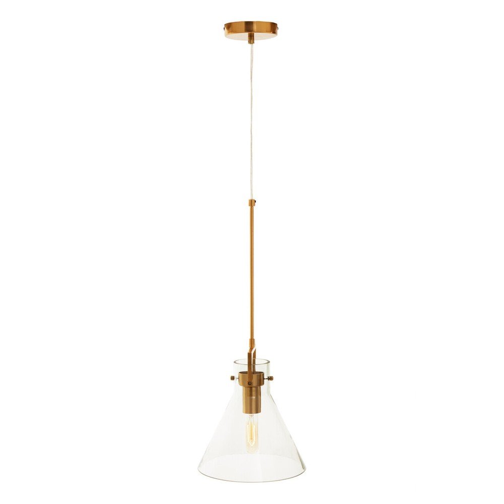 Metalowa lampa wisząca w kolorze złota ze szklanym kloszem ø 25 cm Trieste – Premier Housewares (zdjęcie 5)