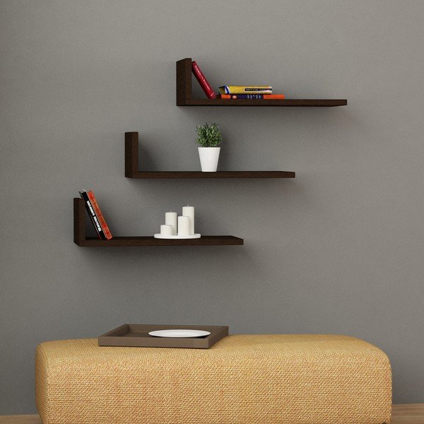 Półka L Model, wenge-image-1