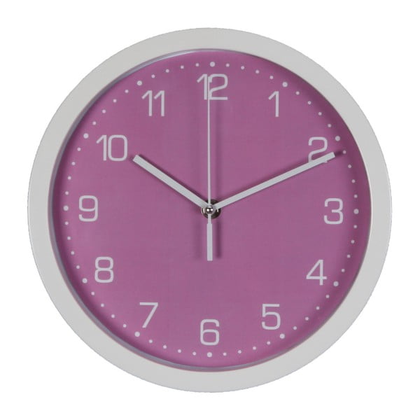Fioletowy zegar wiszący Just 4 Kids Arabic Dial, ⌀ 26,5 cm