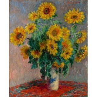 Reprodukcja obrazu Claude'a Moneta Bouquet of Sunflowers – Fedkolor, 40x50cm