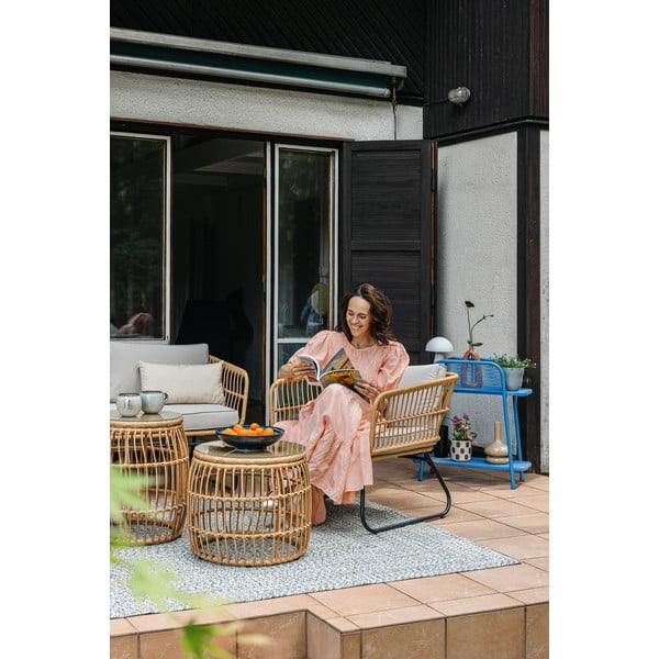 Zestaw 2 foteli ogrodowych ze sztucznego rattanu Bonami Essentials Vistdal-image-3