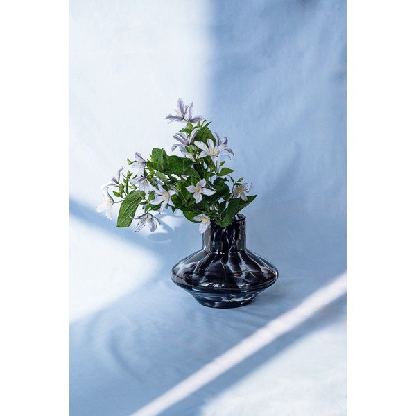 Brązowy szklany ręcznie wykonany wazon (wysokość 28 cm) Glom – noo.ma-image-2