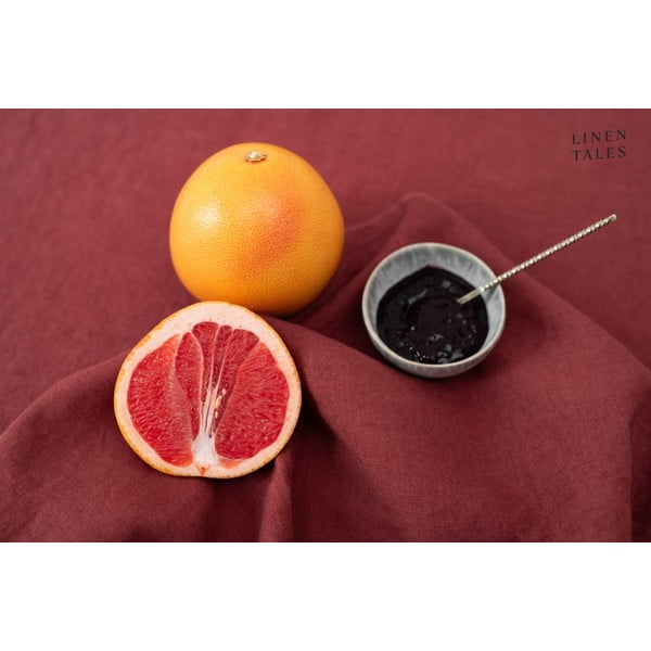Lniana ścierka 45x65 cm Marsala – Linen Tales-image-2