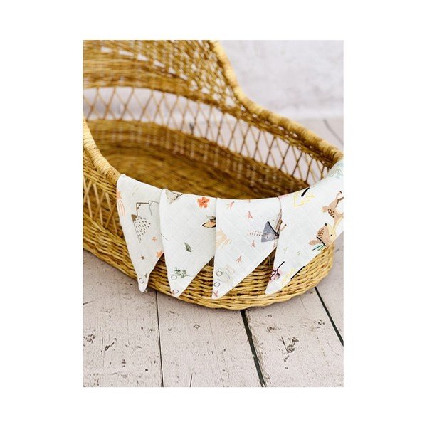 Białe muślinowe śliniaki zestaw 4 szt. Mila – Lydia&Co-image-2