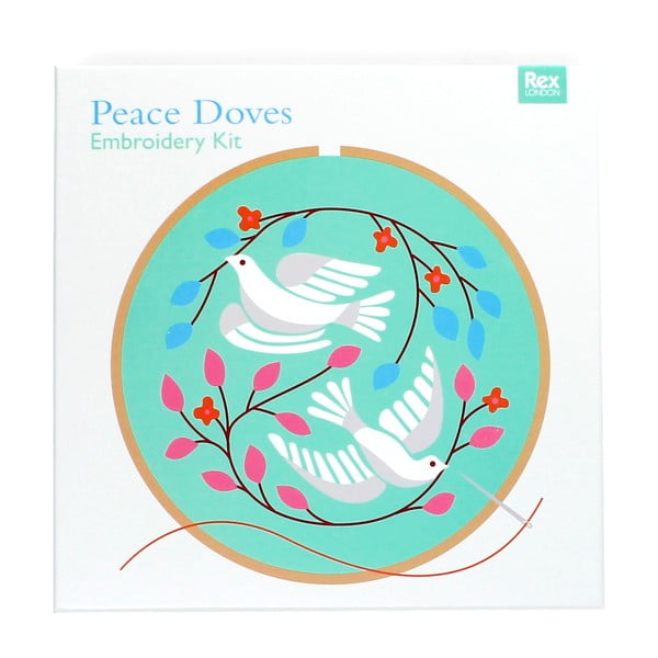 Zestaw do haftowania Peace Doves – Rex London-image-2