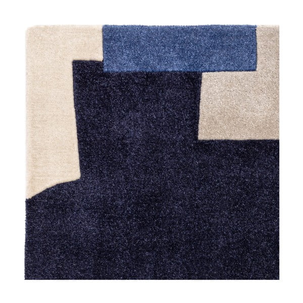 Niebieski dywan z włókien z recyklingu tkany ręcznie 200x290 cm Romy – Asiatic Carpets-image-2