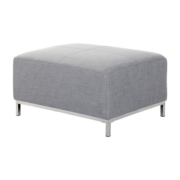 Jasnoszara otomana Monobeli Rachel, 71x95 cm