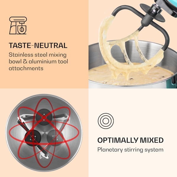 Beżowy robot kuchenny Klarstein Bella Pico 2G-image-2