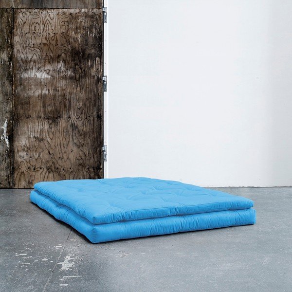 Sofa rozkładana z paskiem Karup Buckle Up Horizon Blue-image-2