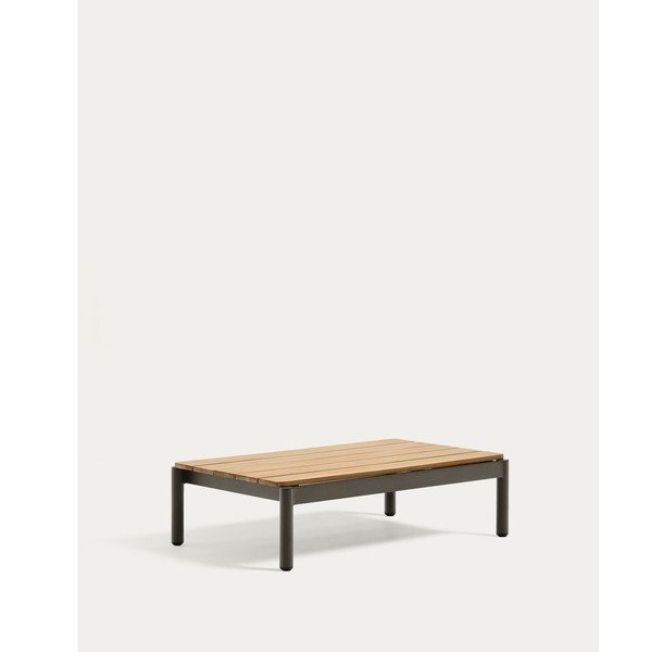 Stolik ogrodowy z litego drewna tekowego 57x91 cm Sorells – Kave Home-image-3