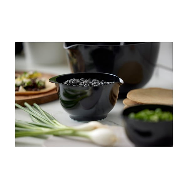 Czarne miski zestaw 3 szt. 750 ml Margrethe Mini – Rosti-image-1