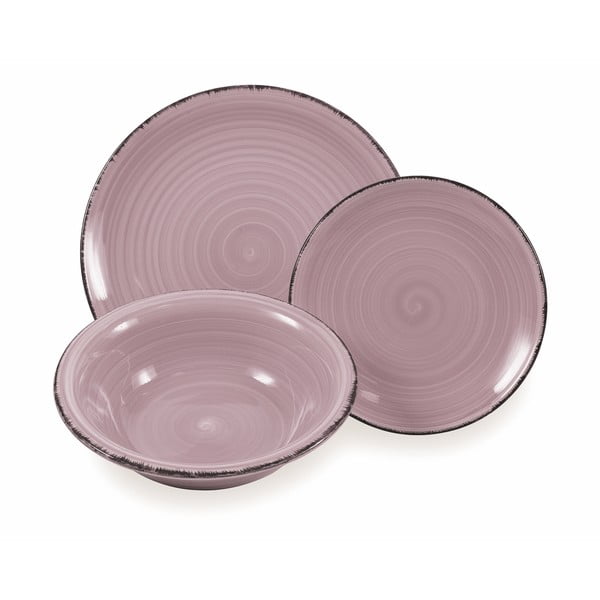 18-częściowy komplet naczyń z kamionki Villa d'Este Acquerello-image-2