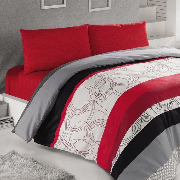 Zestaw pościeli Elite Red, 240x220 cm