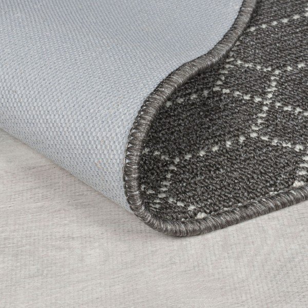 Ciemnoszary chodnik odpowiedni do prania 57x230 cm Argyll – Flair Rugs-image-3
