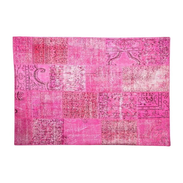 Dywan wełniany Allmode Pink, 180x120 cm