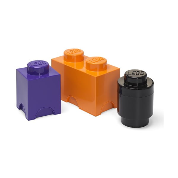 Plastikowe pojemniki dziecięce zestaw 3 szt. Box – LEGO®