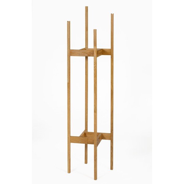 Wieszak stojący z litego drewna dębowego Woodman Hilbert-image-2