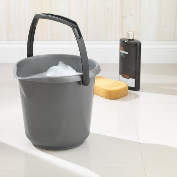 Czarne wiaderko Addis Clean, 10 l-image-1