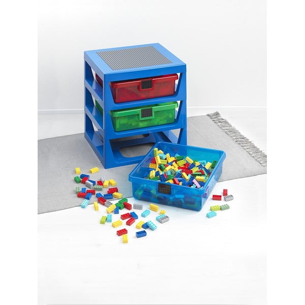 Niebieski organizer z 3 szufladami Storage - LEGO®-image-2