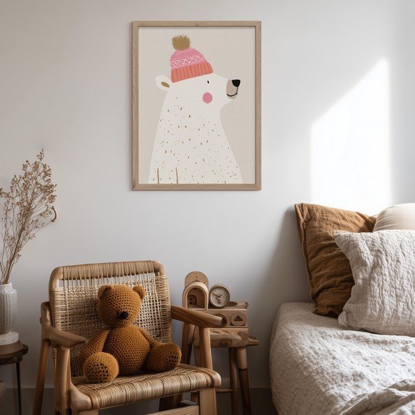Obrazek dziecięcy 30x40 cm White Bear – Styler-image-2