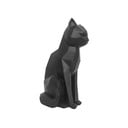 Matowa czarna figurka PT LIVING Origami Cat, wys. 29,5 cm
