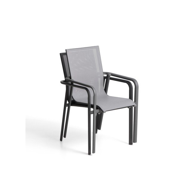 Szare krzesło ogrodowe Canea – Kave Home-image-1