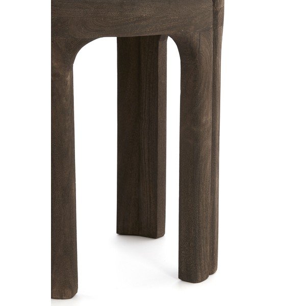 Okrągły stolik z kamiennym blatem ø 45 cm Ali – Light & Living-image-4