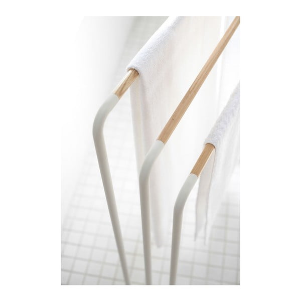 Biały wieszak na ręczniki YAMAZAKI Plane-image-1