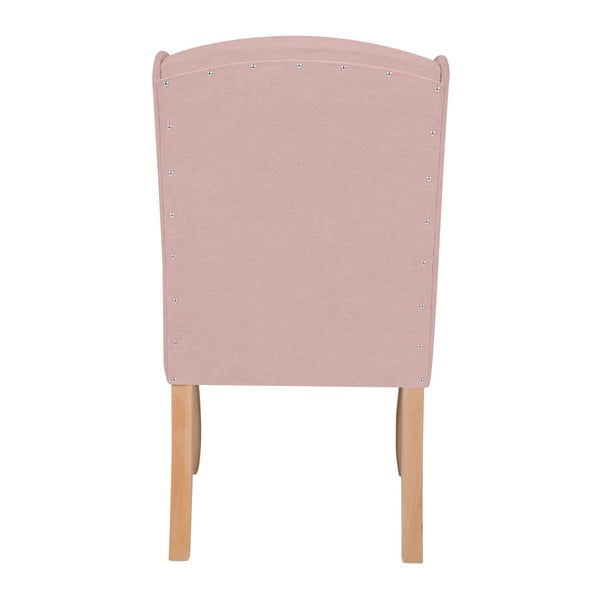 Jasnoróżowe krzesło Windsor & Co Sofas Libra-image-4