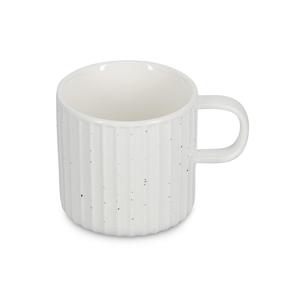 Biała filiżanka new bone china 205 ml Ora Gloss – Salt&Pepper (zdjęcie 5)