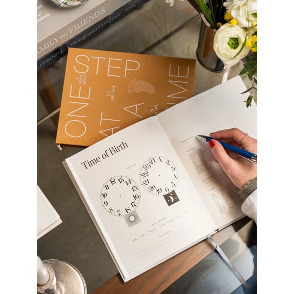 Pamiętnik niemowlęcy 64 str. One Step at a Time: A Book About the First Time in My Life – Printworks-image-1