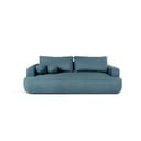 Niebieska rozkładana sofa z materiału bouclé 247 cm Quinoa – Bonami Selection