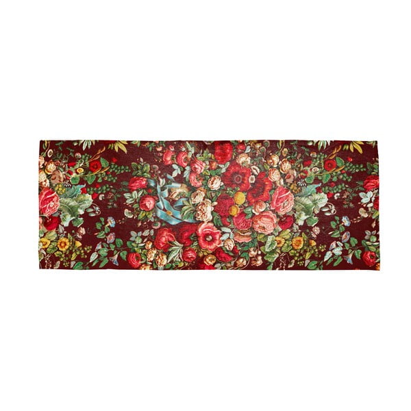 Czerwony chodnik z domieszką bawełny Velvet Atelier Still Life, 55 x 135 cm