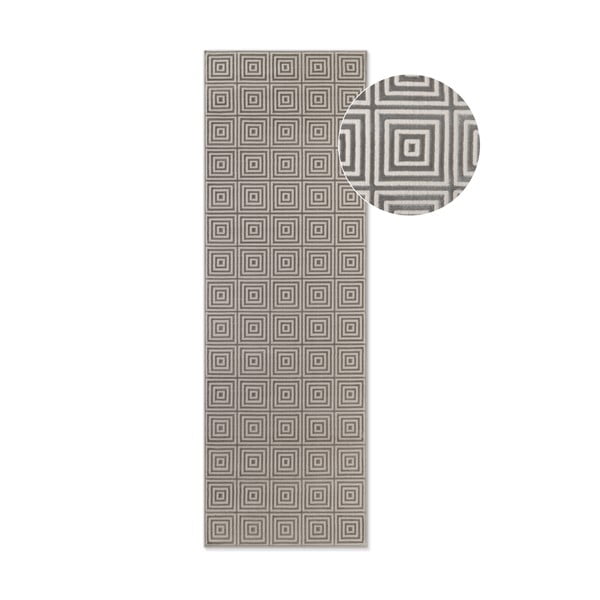 Szary chodnik 80x240 cm Perles Tourmaline – Elle Decoration